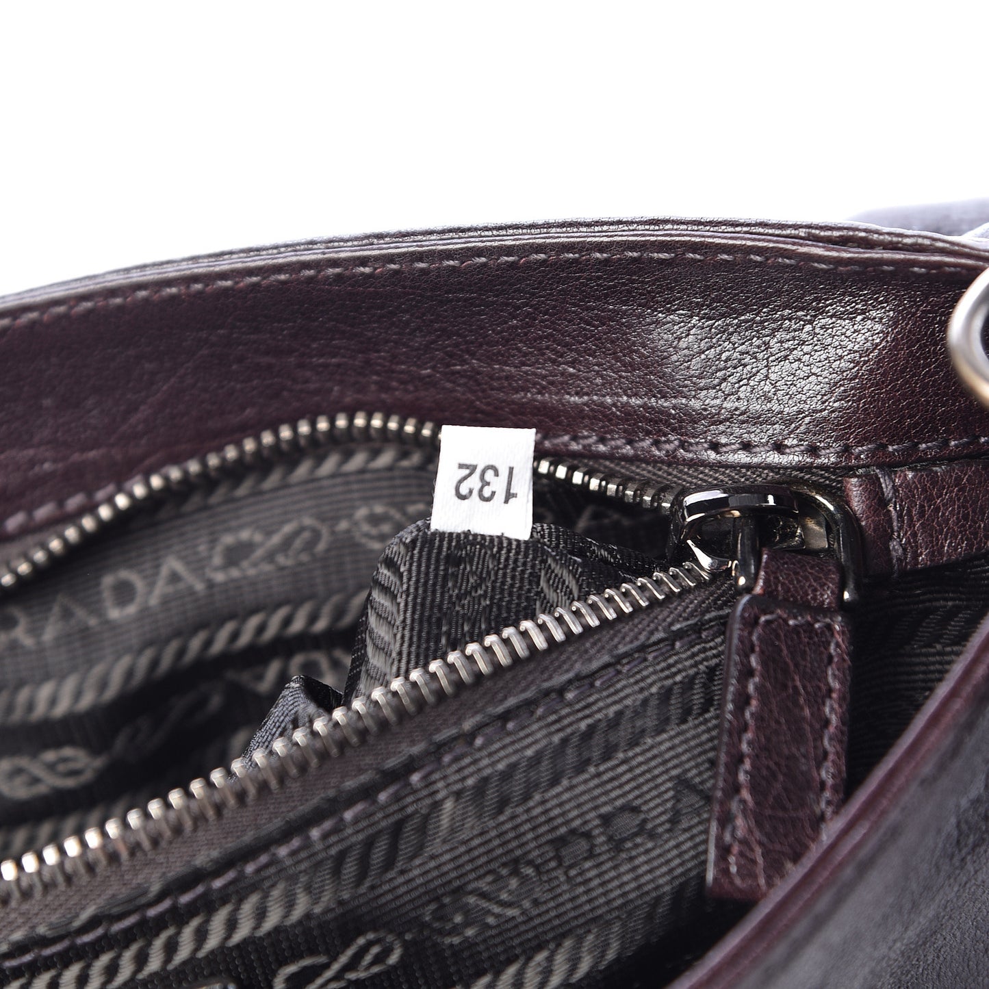 Vitello Shine Shoulder Bag Brown