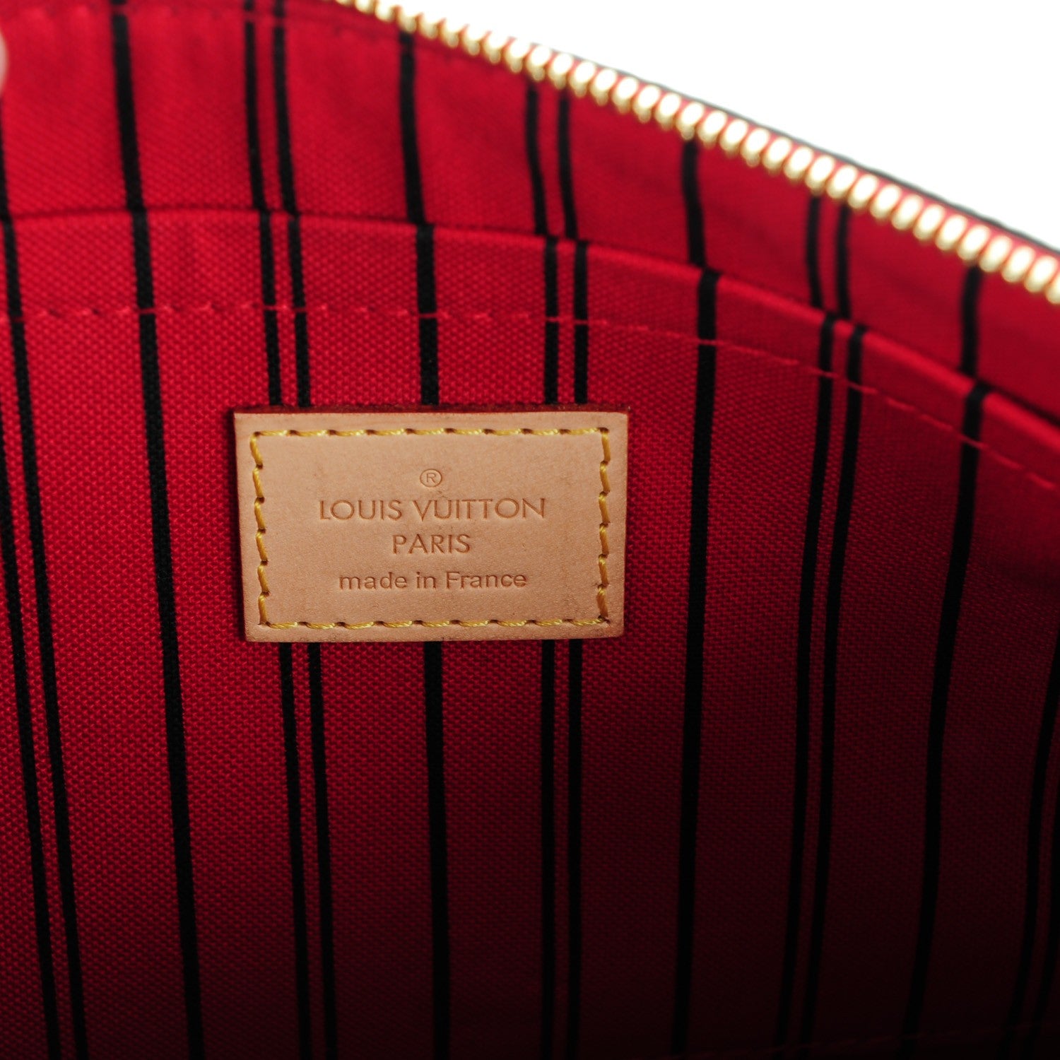 Louis Vuitton Monogram Neverfull MM GM Pochette Cherry 6 of 7