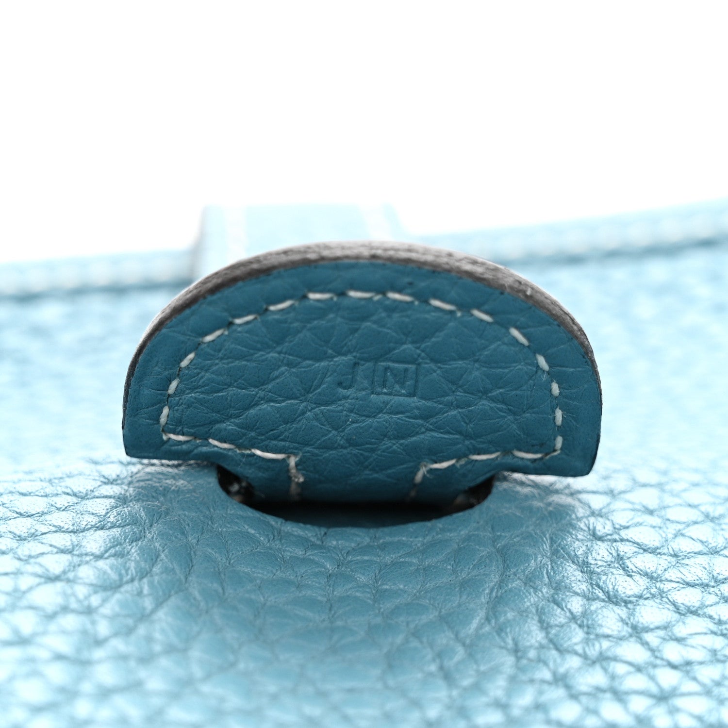 Hermes Taurillon Clemence Evelyne PM Blue Jean 7 of 10