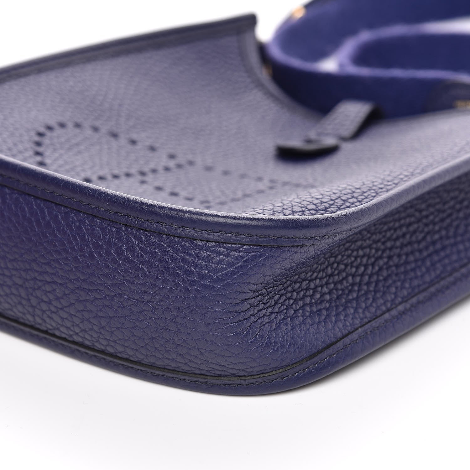 Hermes Taurillon Clemence Evelyne TPM Bleu Encre 10 of 12