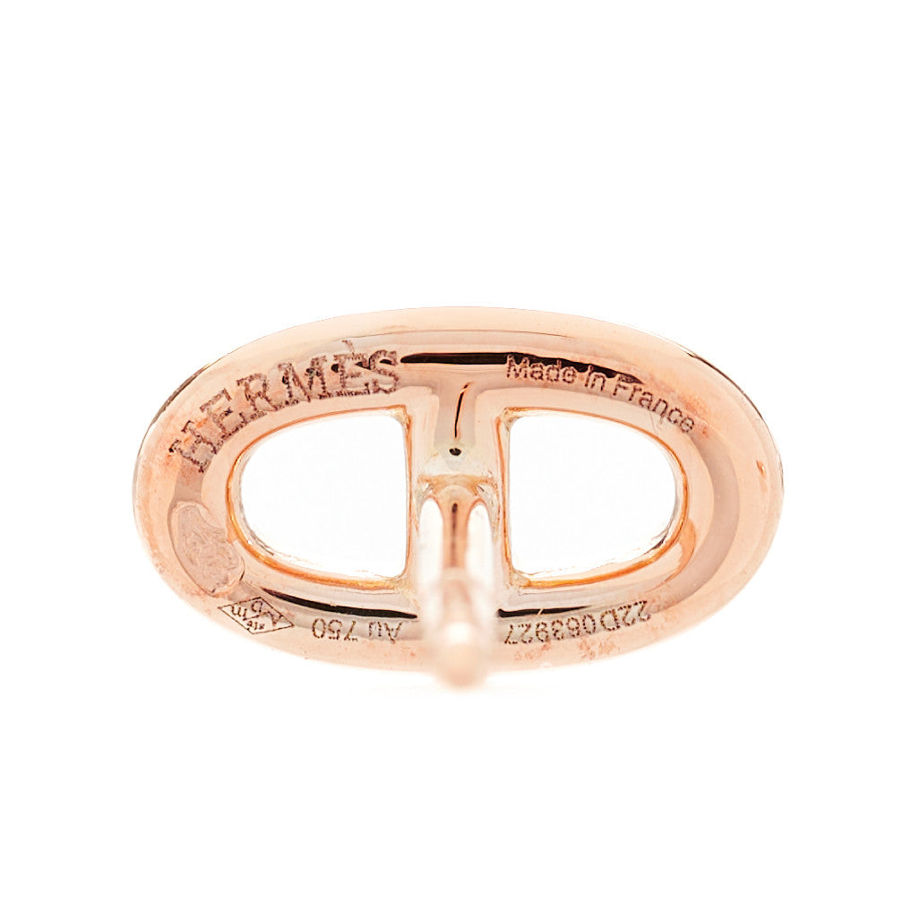 Hermes 18K Rose Gold TPM Farandole Stud Earrings 3 of 5