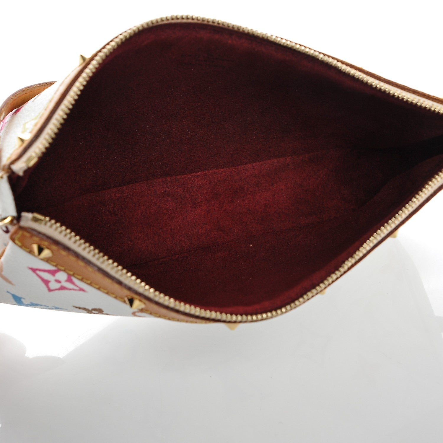 Louis Vuitton Monogram Multicolor Pochette Accessories White 5 of 8
