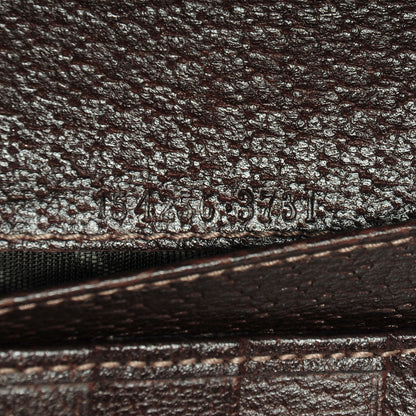 Gucci Monogram Abbey Continental Wallet Dark Brown 7 of 7