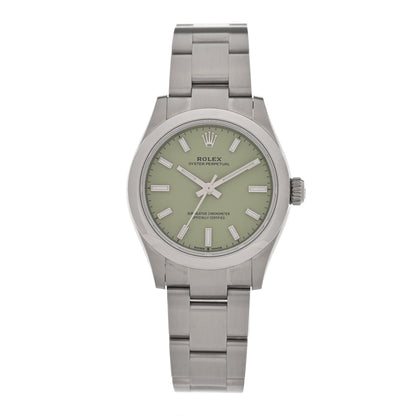 Rolex Stainless Steel 31mm Oyster Perpetual Watch Pistachio 277200 1 of 5
