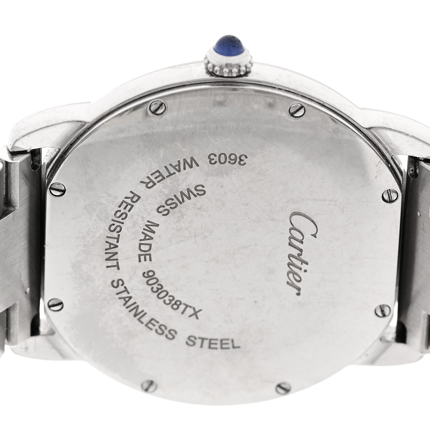 Cartier Stainless Steel 36mm Ronde Solo Quartz Watch 4 of 4