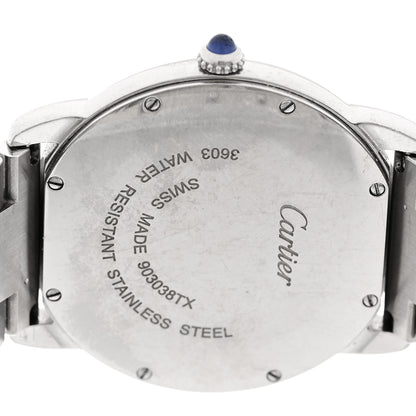 Cartier Stainless Steel 36mm Ronde Solo Quartz Watch 4 of 4