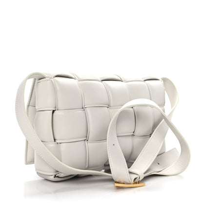 Bottega Veneta Nappa Maxi Intreccio Padded Cassette Crossbody Bag Chalk 3 of 8