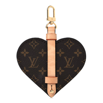 Louis Vuitton Monogram Heart Bag Charm 1 of 4
