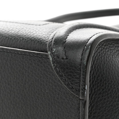 Celine Drummed Calfskin Nano Luggage Black 19 of 19
