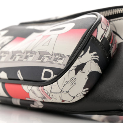 Prada X JAMES JEAN Vitello DNA Flat Belt Bag Black 10 of 13