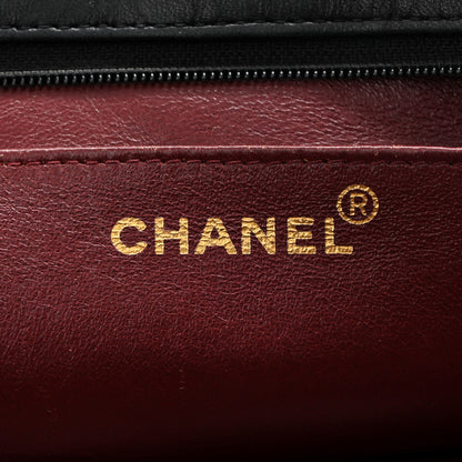 Chanel Lambskin Chevron Small Shoulder Bag Black 6 of 11