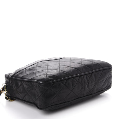 Chanel Lambskin Quilted CC Tassel Camera Case Black 4 of 11