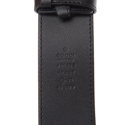 Gucci Calfskin Double G 40mm Belt 75 30 Black 6 of 7