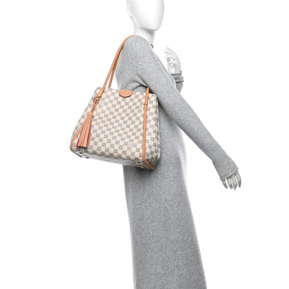 Louis Vuitton Damier Azur Propriano Rose Ballerine 2 of 13