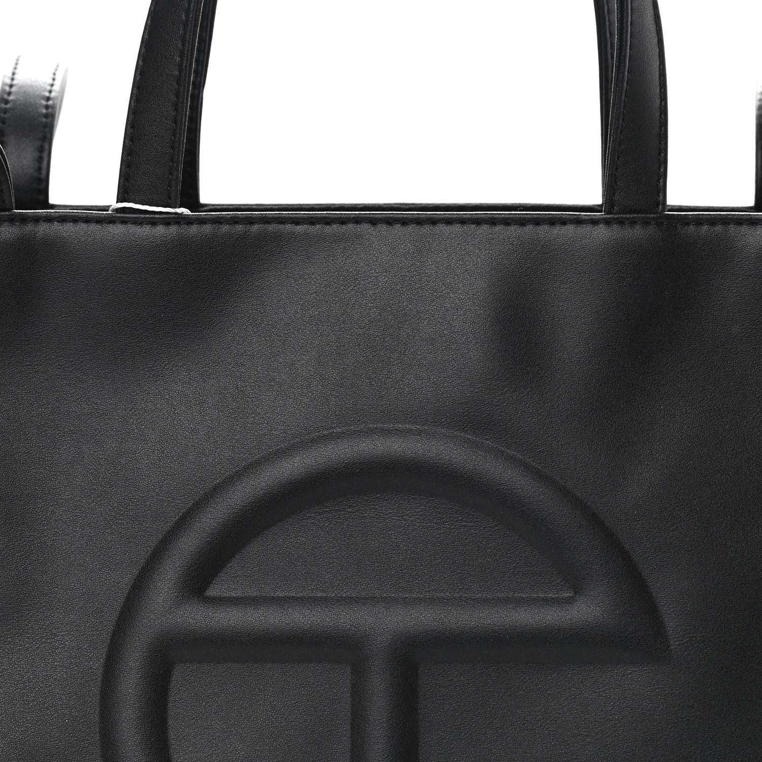 Telfar Vegan Leather Medium Shopping Bag Black 9 of 11