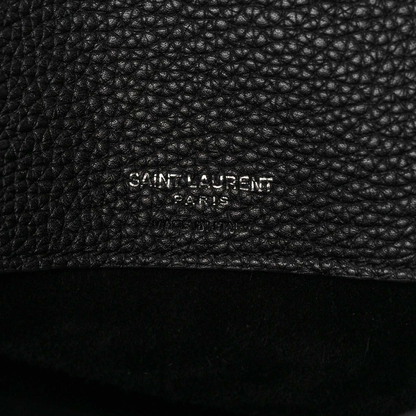 Grained Calfskin Small Supple Sac De Jour Black