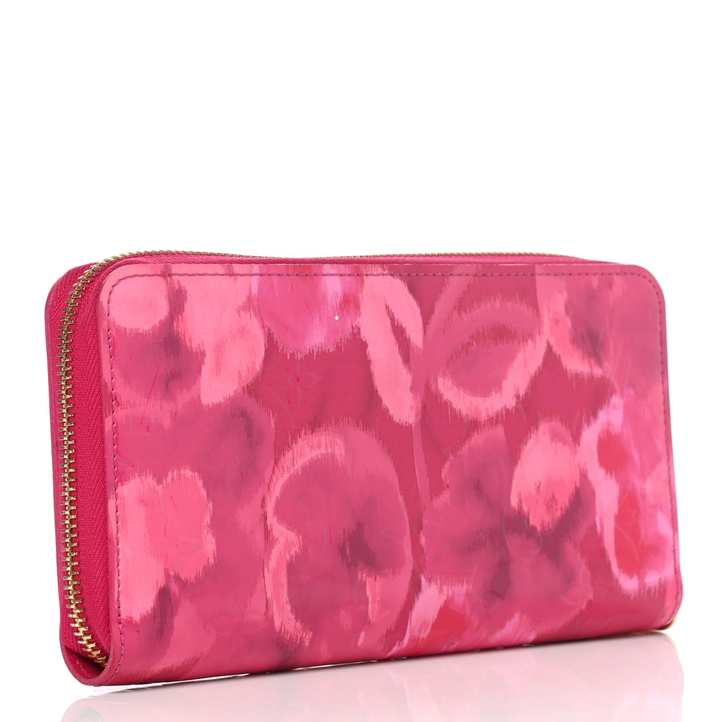 Vernis Ikat Zippy Wallet Rose Indien