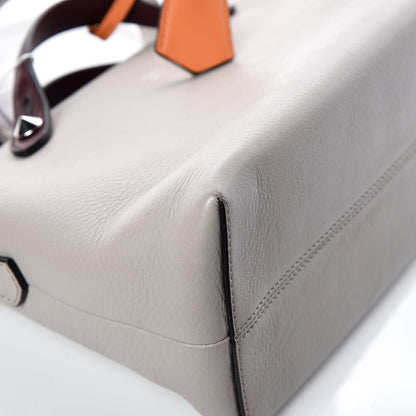 Fendi Vitello Dolce 4 Color Medium By The Way Boston Bag Grigio Polvere Arancio Multicolor 14 of 14