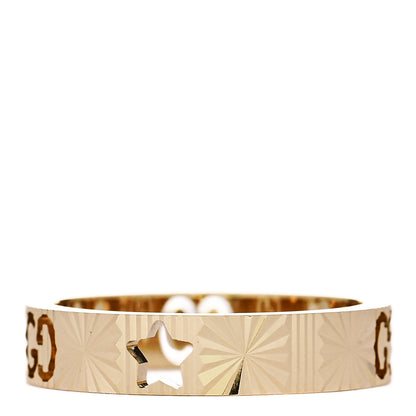 Gucci 18K Yellow Gold Icon Stars Band Ring 49 4.75 3 of 7