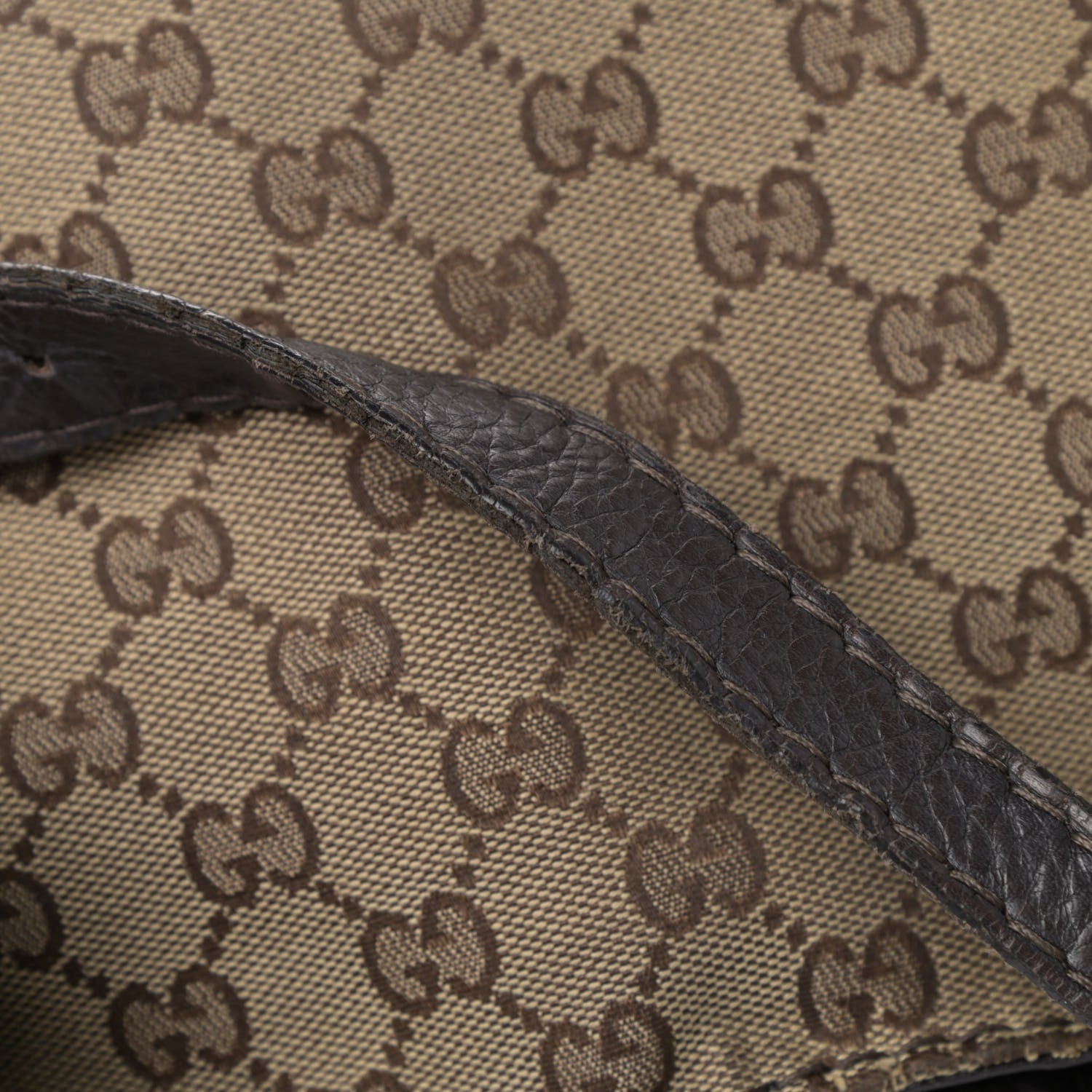 Gucci Monogram Medium Charlotte Hobo Brown 9 of 9