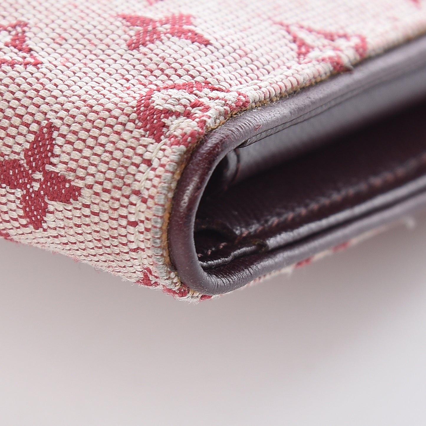 Mini Monogram Compact Wallet Cherry