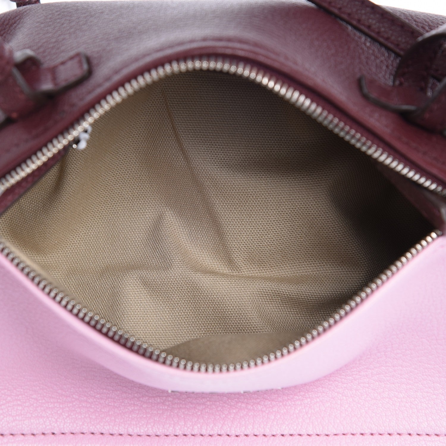 Givenchy Sugar Goatskin Tri-Color Mini Pandora Burgundy Pink White 5 of 7