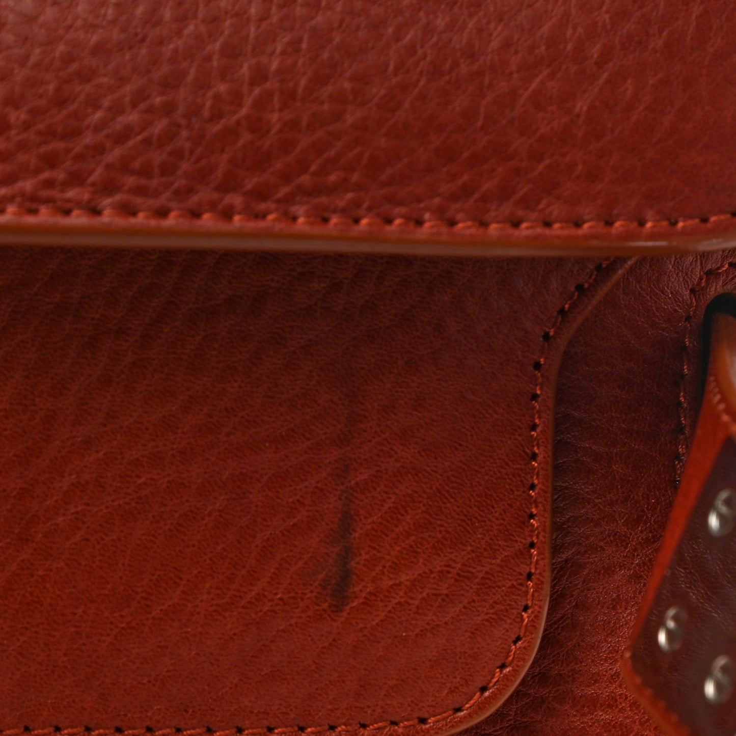 Calfskin Mini PS11 Classic Shoulder Bag Saddle