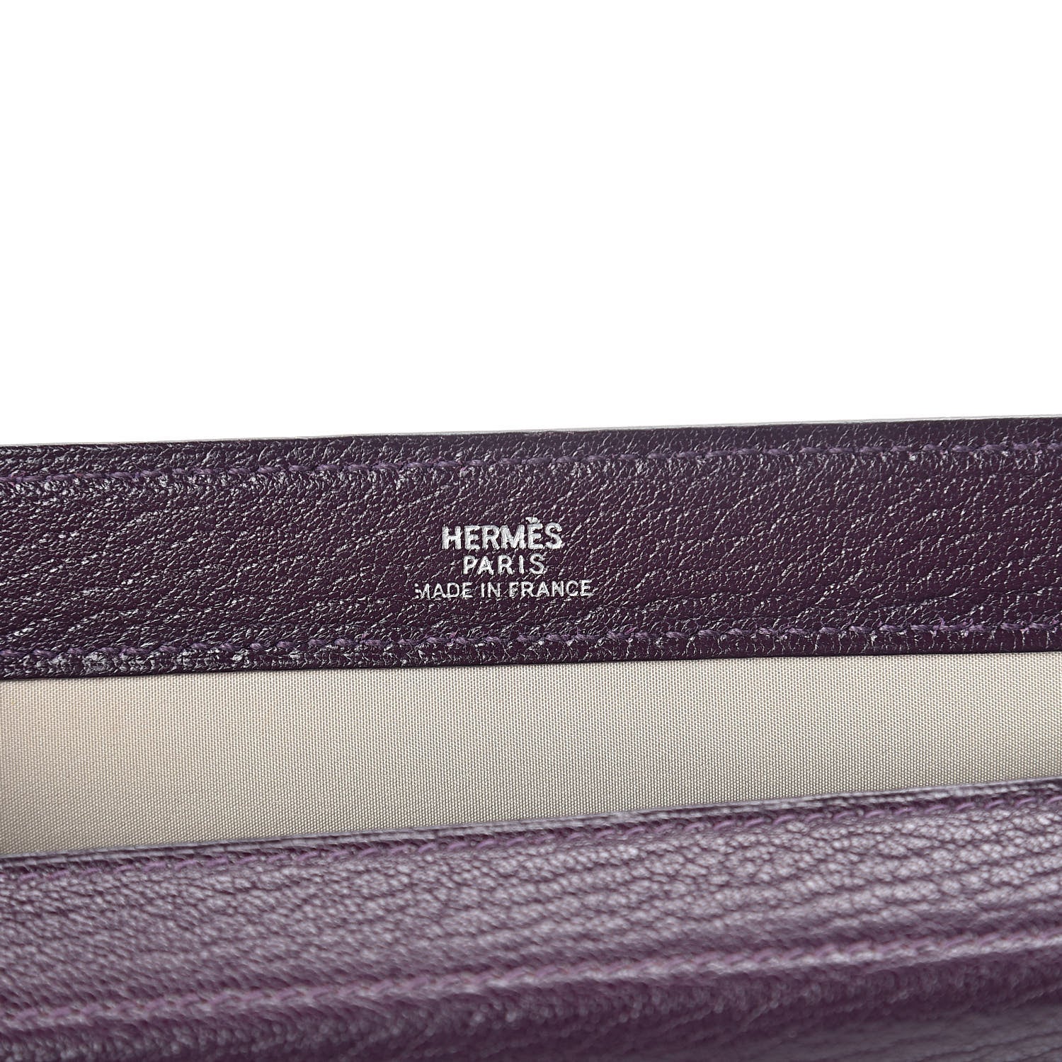 Hermes Chevre Mysore Karo PM Raisin 6 of 6