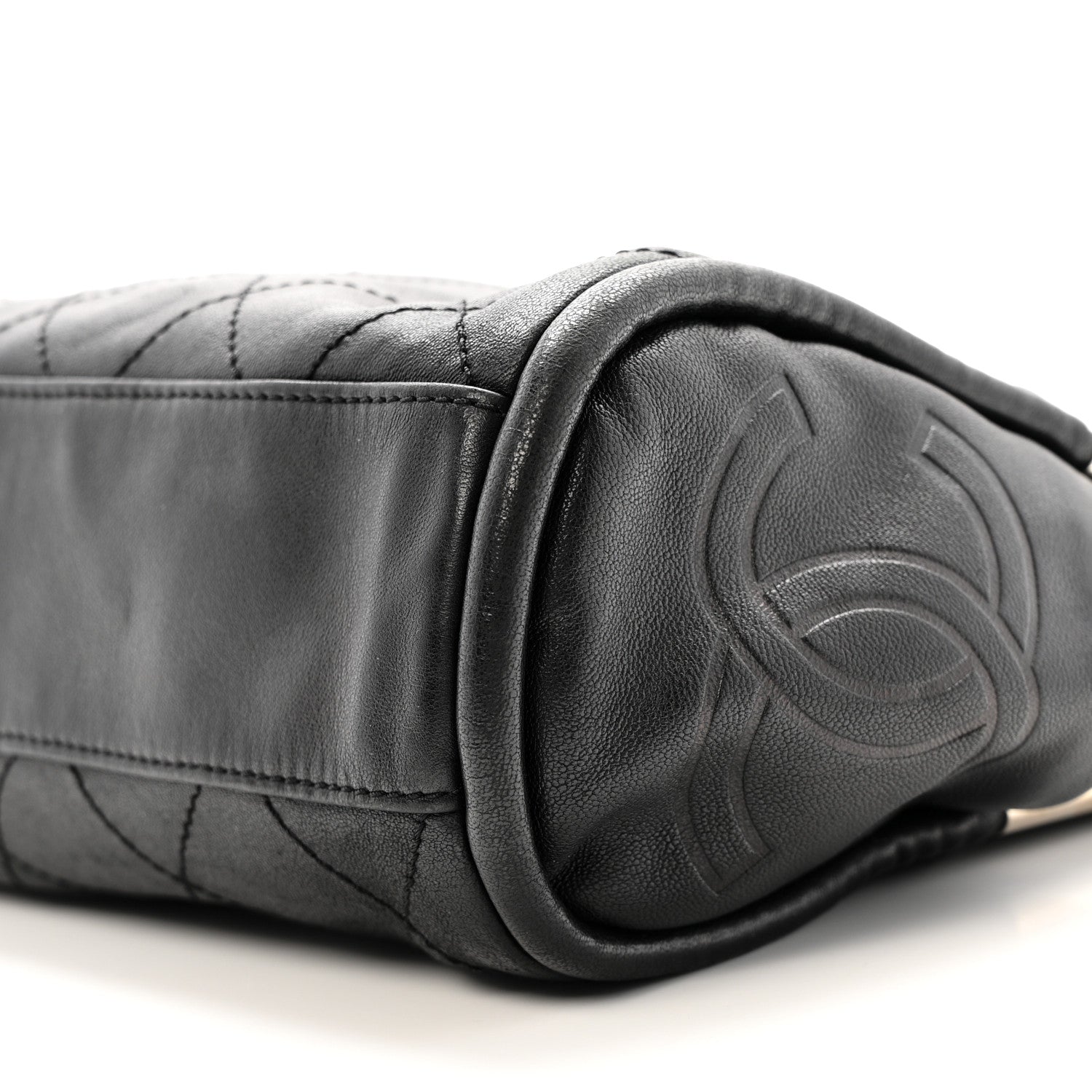 Chanel Lambskin Ultimate Soft Hobo Black 10 of 11