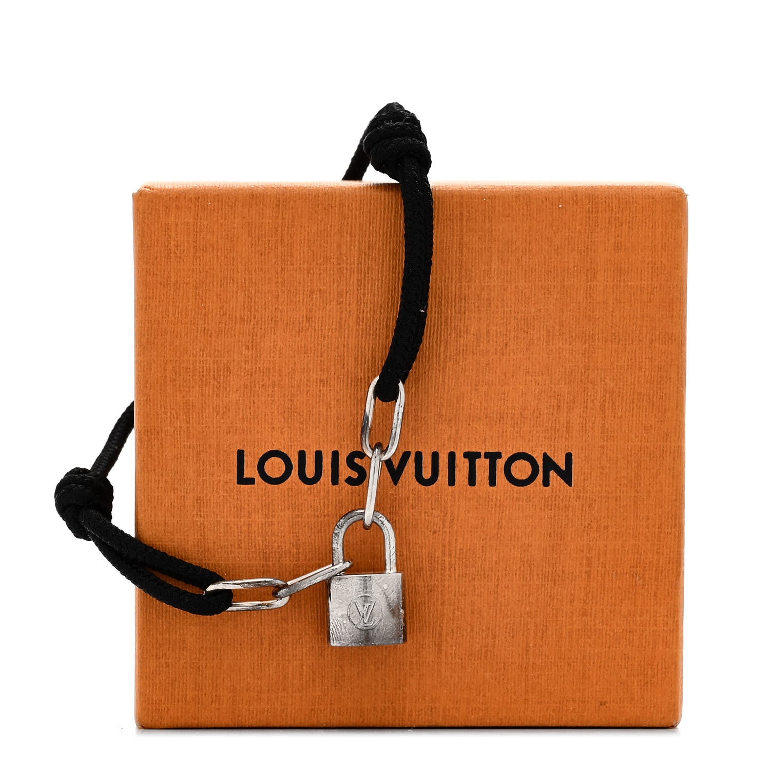 Louis Vuitton X Virgil Abloh Sterling Silver Lockit Bracelet Black 5 of 5