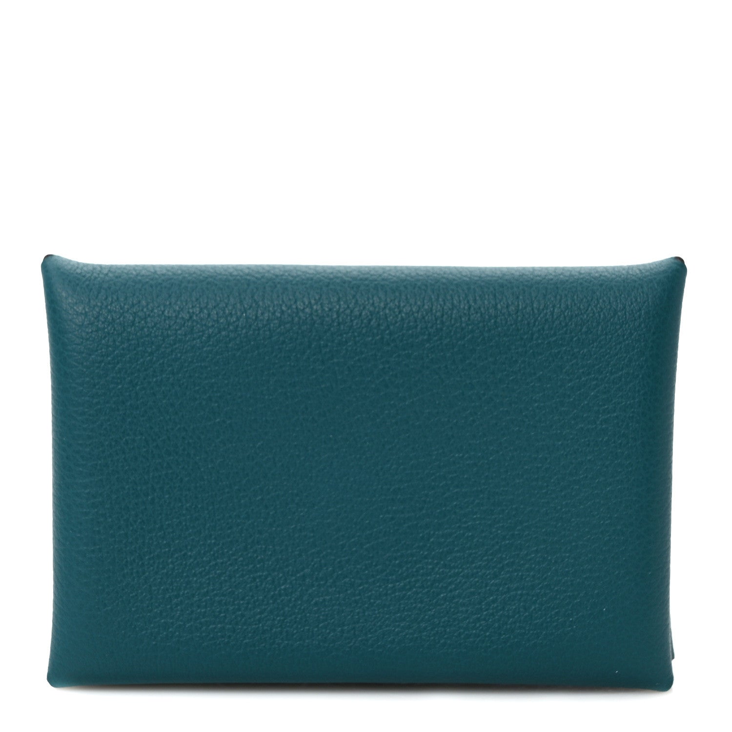 Hermes Evercolor Calvi Card Case Vert Bosphore 1 of 7