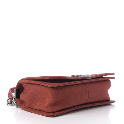 Chanel Iridescent Caviar Quilted Medium Boy Flap Red 5 of 12