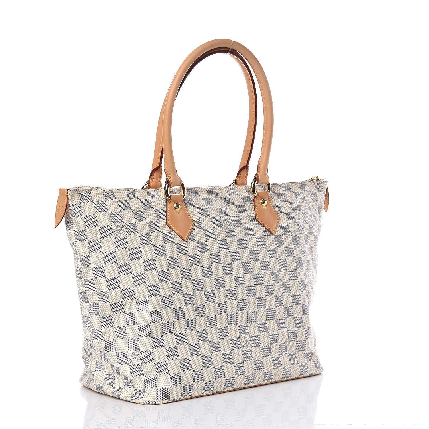 Louis Vuitton Damier Azur Saleya MM 3 of 10