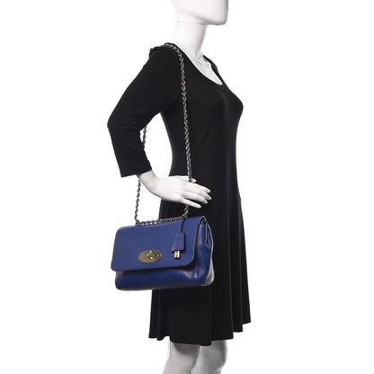Mulberry Classic Grain Medium Lily Flap Neon Blue 2 of 10