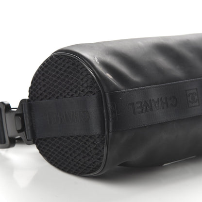 Chanel Rubber Nylon Mesh Small Sport Duffle Black 6 of 12