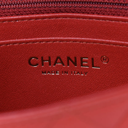 Chanel Lambskin Quilted Mini Rectangular Flap Brown 6 of 9