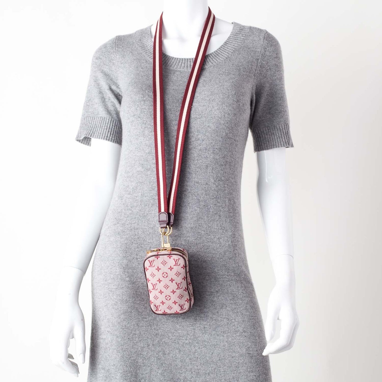Mini Monogram Camera Bag Cherry