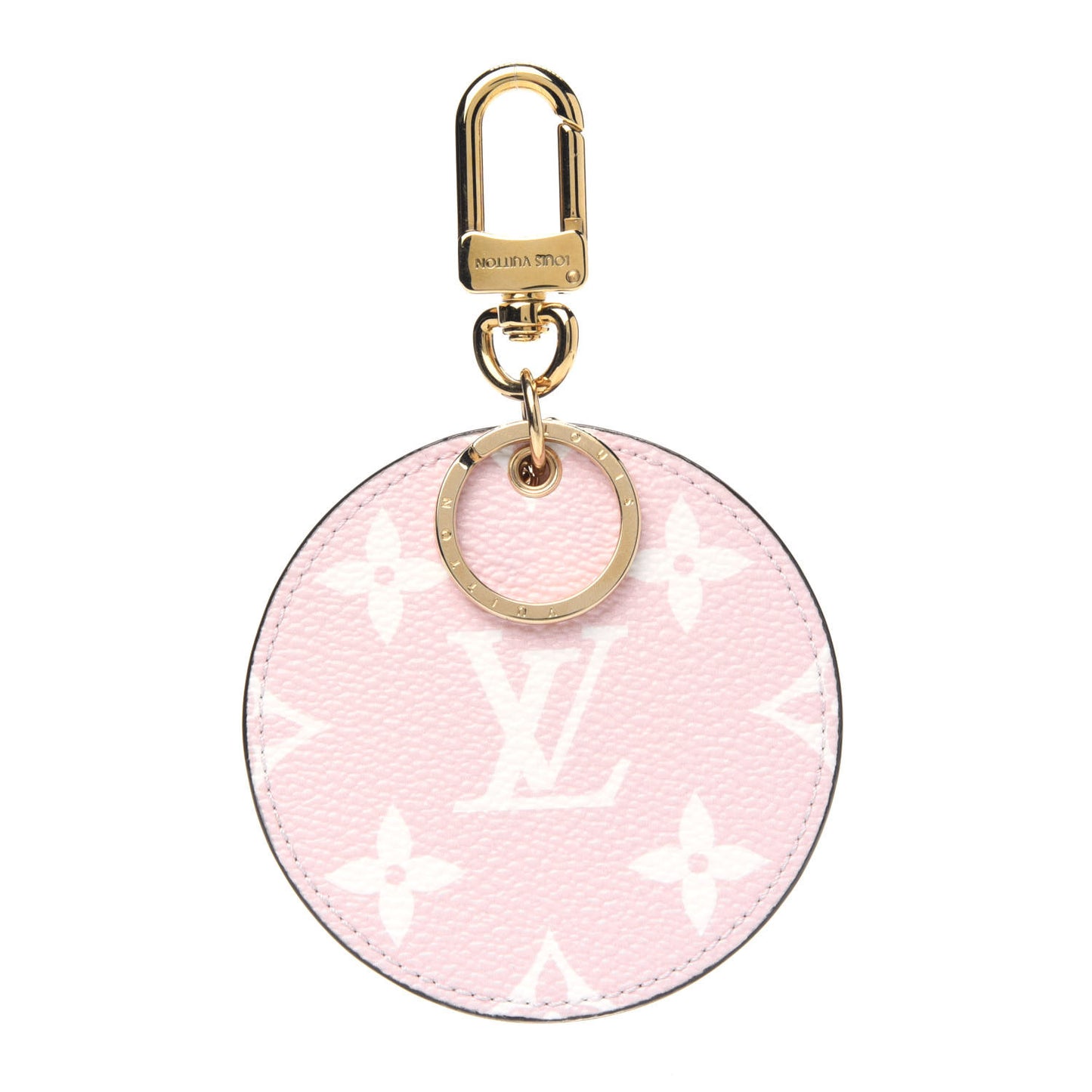 Monogram Giant Bag Charm Key Holder Rouge