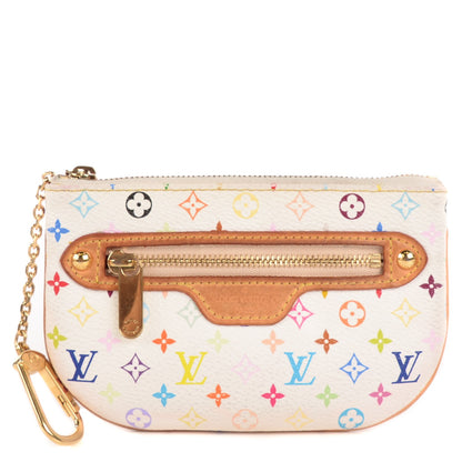 Louis Vuitton Monogram Multicolor Pochette Plate MM White 1 of 9