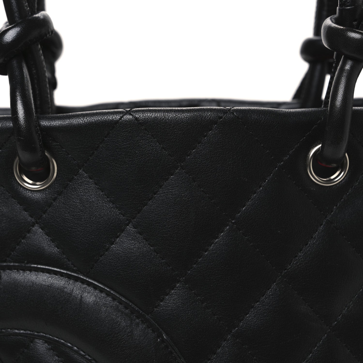 Chanel Calfskin Quilted Medium Cambon Tote Black 8 of 11