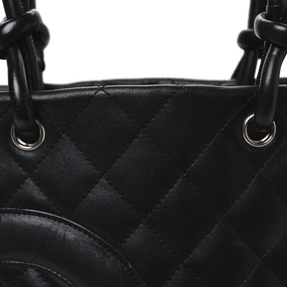 Chanel Calfskin Quilted Medium Cambon Tote Black 8 of 11