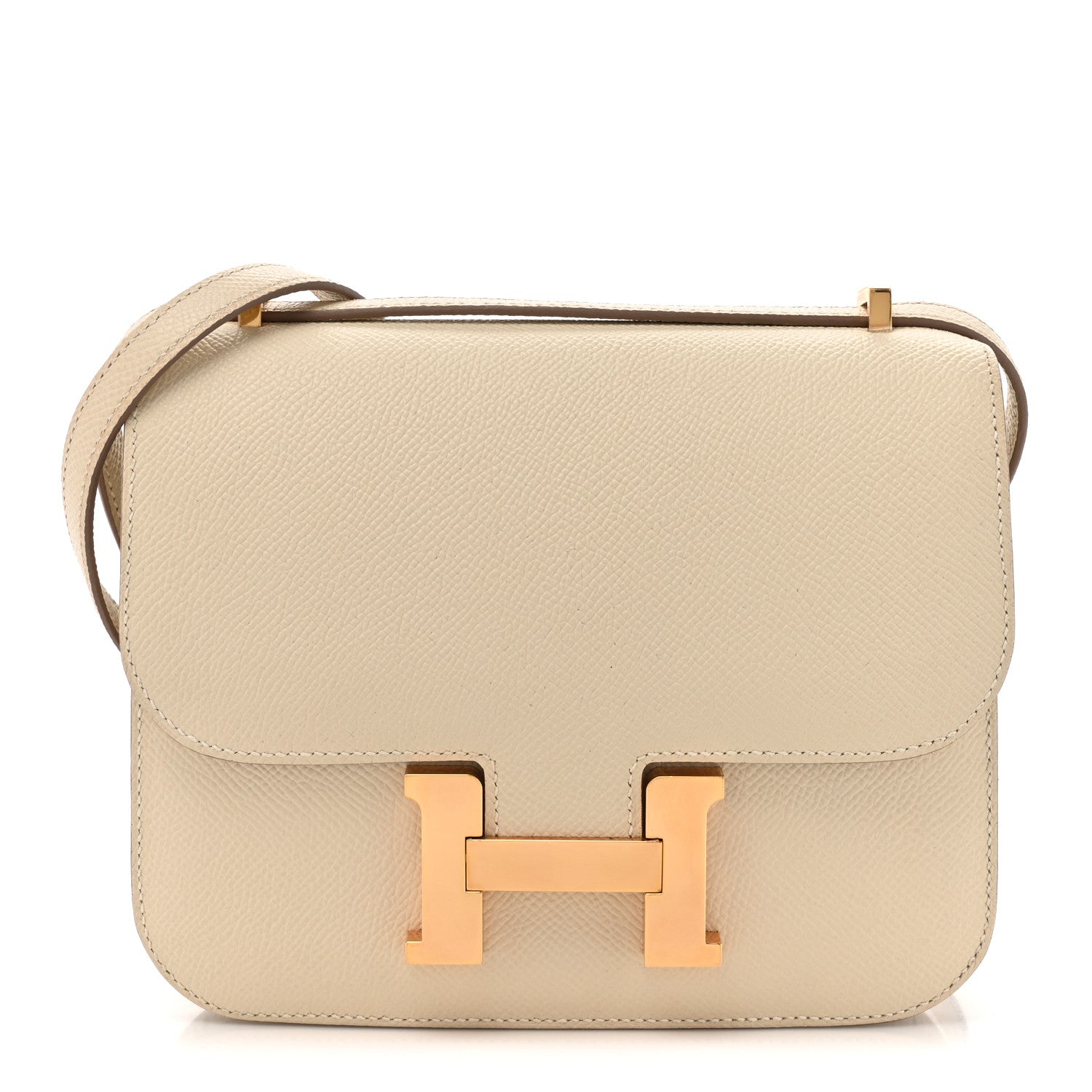 Hermes Epsom Constance 18 Craie 1 of 14
