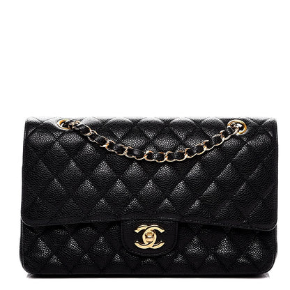 Chanel Caviar Quilted Medium Double Flap Black 1 of 10