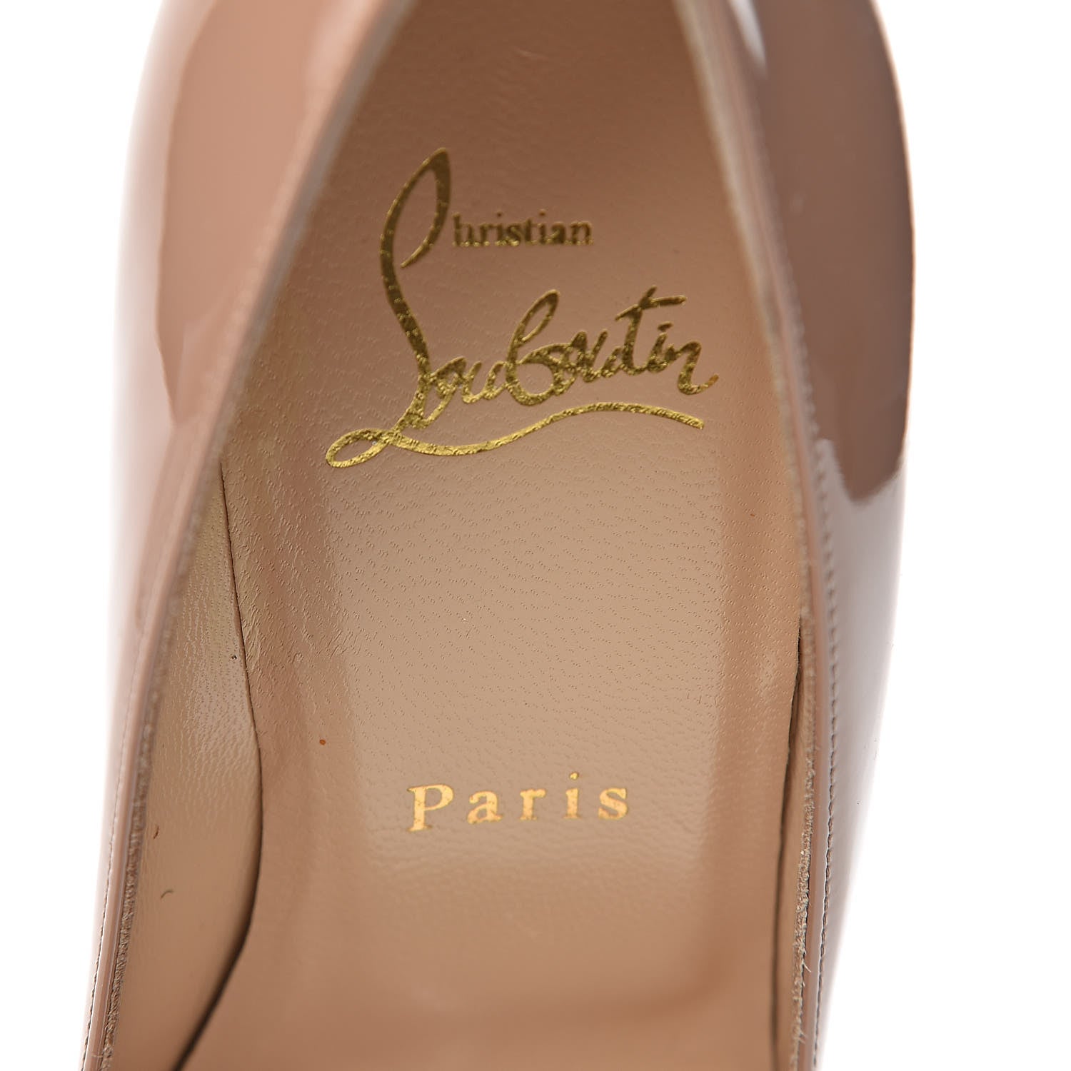 Christian Louboutin Patent Simple 85 Pumps 36.5 Nude 7 of 8