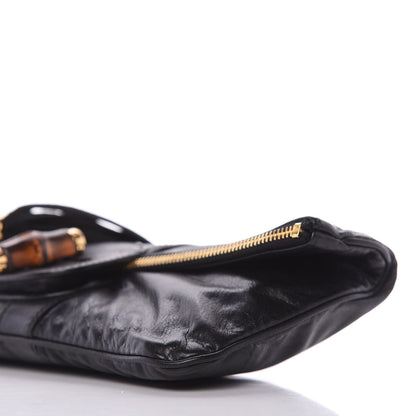 Gucci Calfskin Lucy Folded Clutch Black 7 of 10