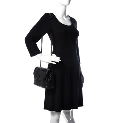 Prada Nappa Triangle Stitched Small Spectrum Bag Black 2 of 18