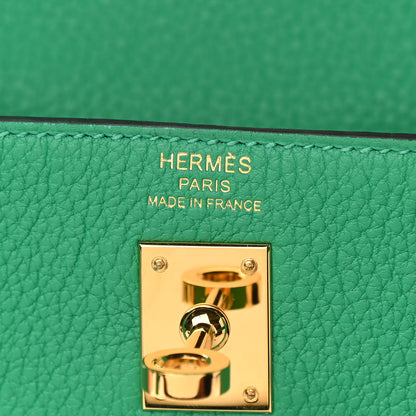 Hermes Togo Kelly Retourne 25 Menthe 6 of 11