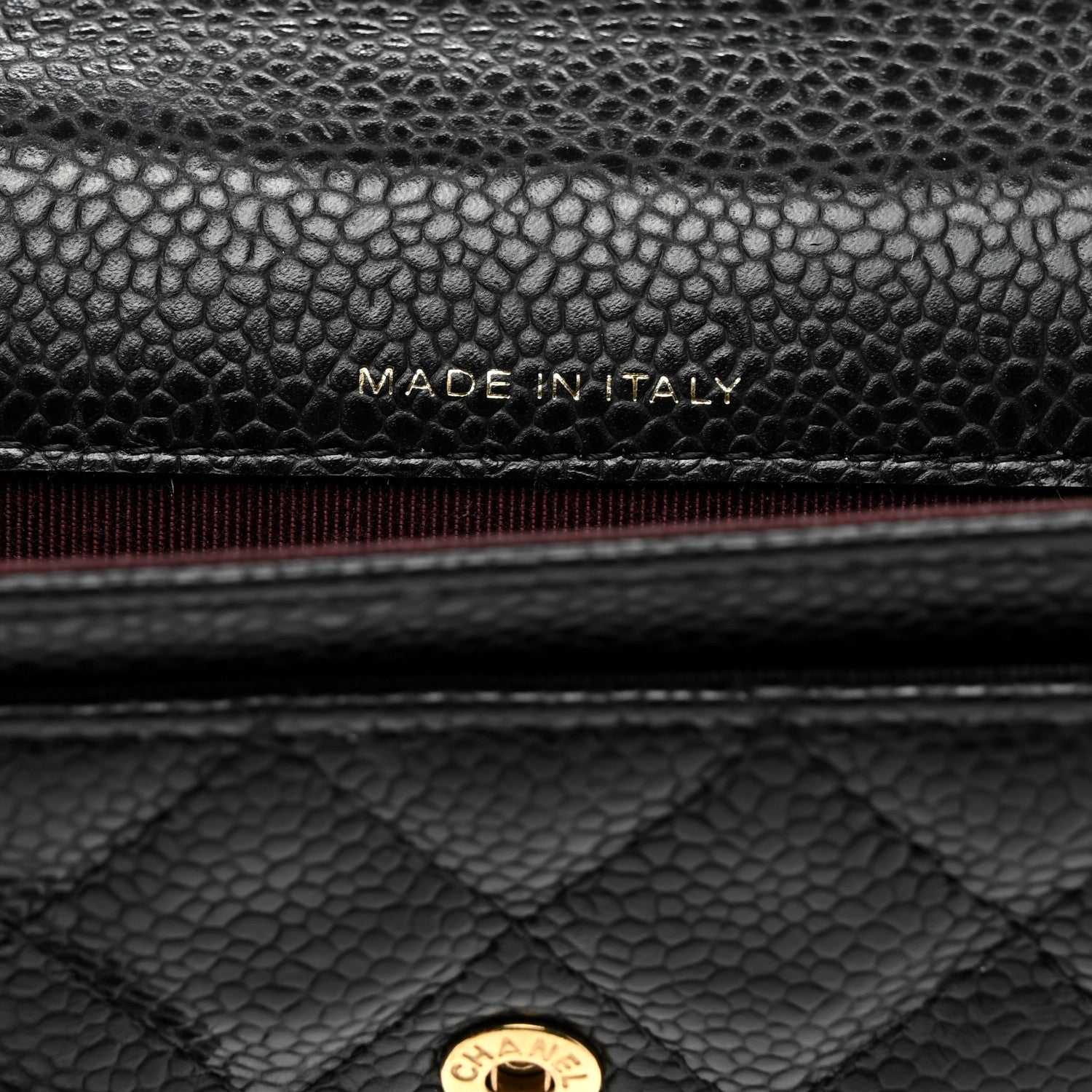 Chanel Caviar Quilted Flap Card Holder Wallet Black 6 of 7