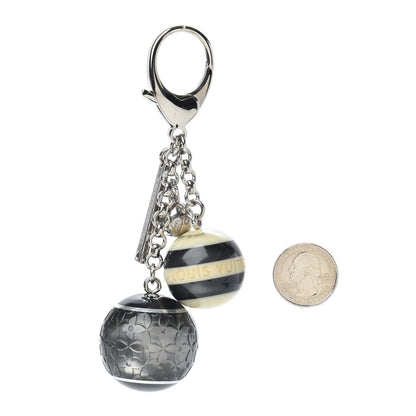 Louis Vuitton Mini Lin Croisette Bag Charm Black 1 of 3