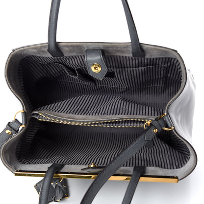 Fendi Vitello Elite Flamingo Regular 2Jours Tote Grigio Grigio Chiaro 7 of 19